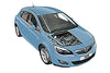 Air filter change Vauxhall Astra 2009 - 2013