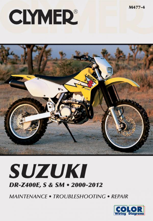 Suzuki DR-Z400E, S & SM Manual Motorcycle (2000-2012) Service
