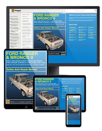Ford Ranger & Bronco II 2WD & 4WD petrol (1983-1992) Haynes Repair Manual (USA)