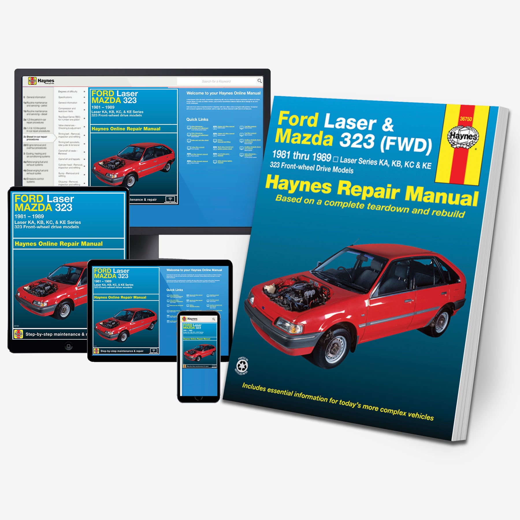Ford Laser and Mazda 323 (81-89) Haynes Repair Manual – Haynes