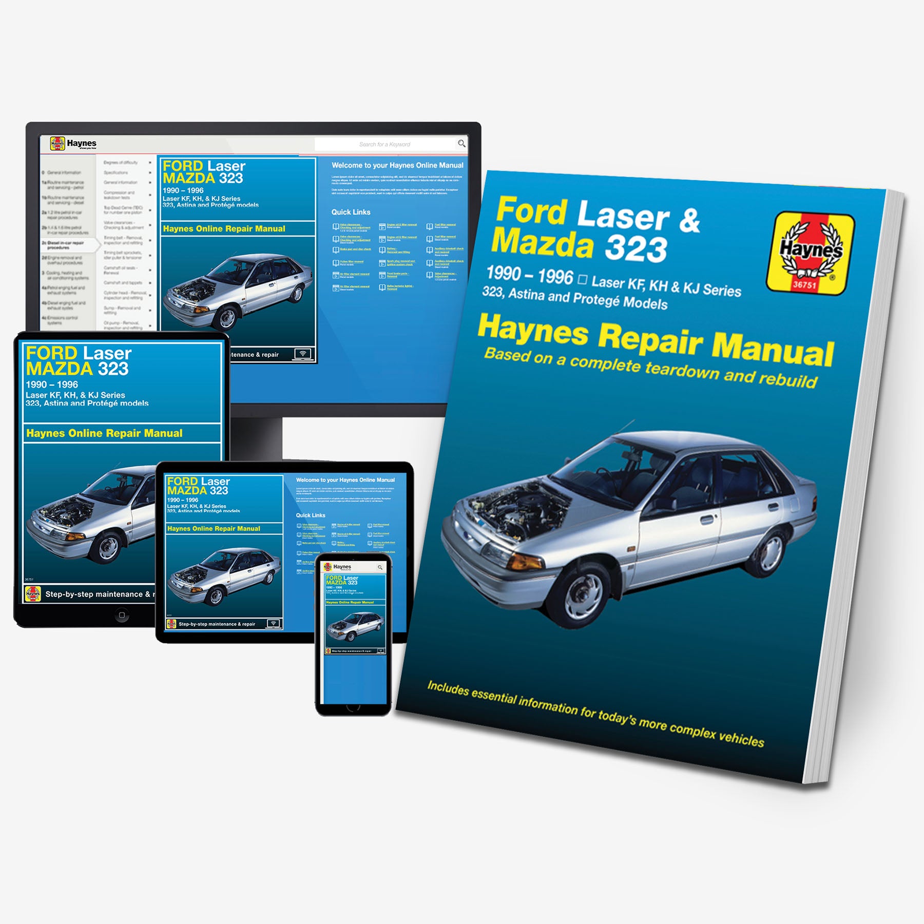 Ford Laser and Mazda 323 (90-96) Haynes Repair Manual – Haynes