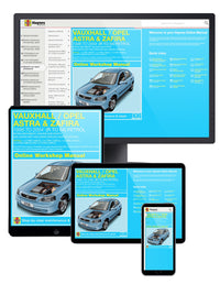 Vauxhall/Opel Astra and Zafira Petrol (Feb 98 - Apr 04) R to 04 Haynes Online Manual
