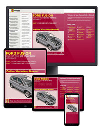 Ford Fusion Petrol & Diesel (2002-2012) 02 to 62 Haynes Online Manual