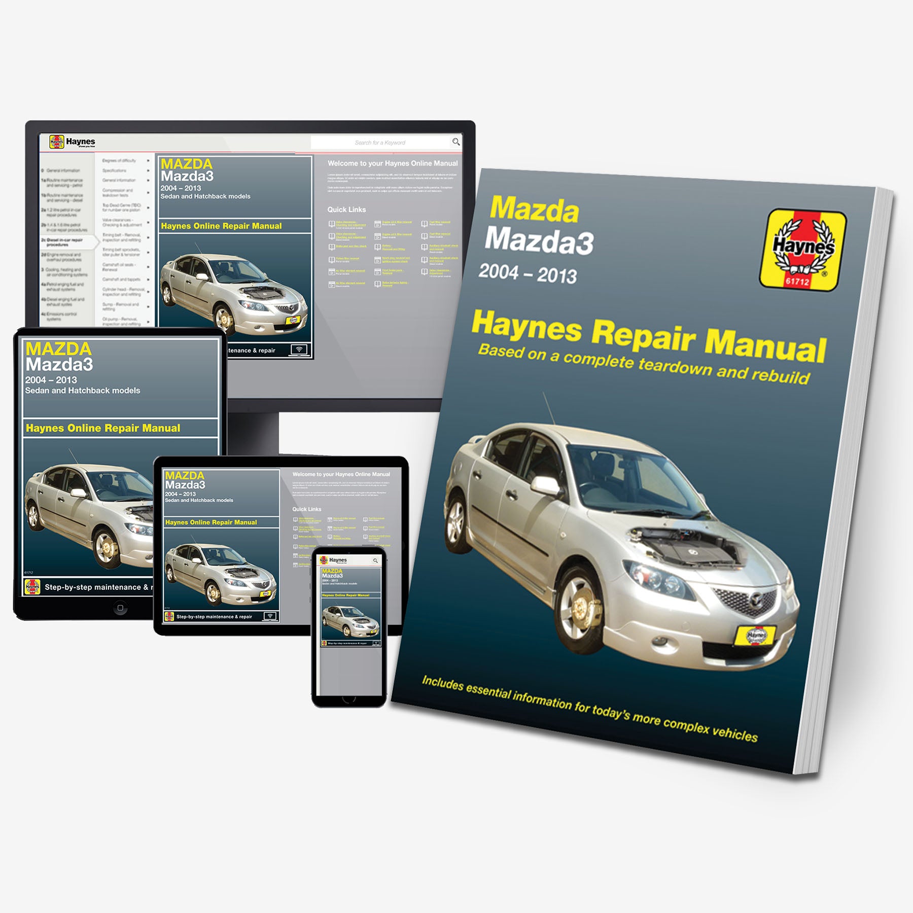 Mazda Mazda3 (04-13) Haynes Repair Manual – Haynes Manuals Australia