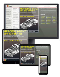 Mercedes-Benz 280 123 Series 6-Cylinder Gas Engine Models (77-81) Haynes Online Manual