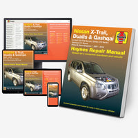 Nissan X-Trail / Dualis / Qashqai 2007-2018 Haynes Repair Manual