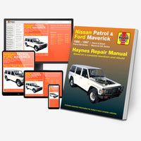 Nissan Patrol (1988-1997) & Ford Maverick (1988-1994) Haynes Repair Manual