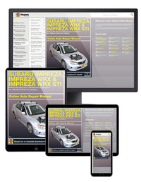 Subaru Impreza (02-11), Impreza WRX (02-14) and Impreza WRX STI (04-14) Haynes Online Manual