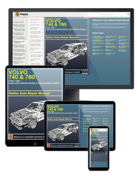 Volvo 740 & 760 (82-88) Gas Engine models (including turbo) Haynes Online Manual