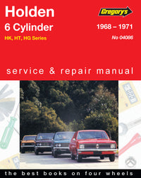 Holden Belmont, Kingswood, Monaro, Premier 6 Cylinder (68 - 71) Gregory's Repair Manual