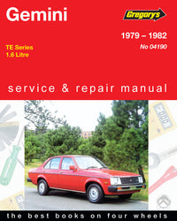 Holden Gemini (79 - 82) Gregory's Repair Manual
