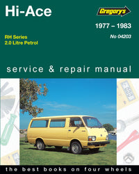 Toyota HiAce (77 - 83) Gregory's Repair Manual