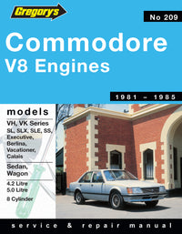 Holden Commodore (81 - 85) Gregory's Repair Manual