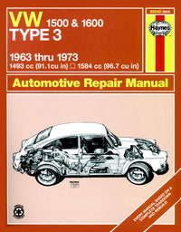 VW Type 3 (63 - 73) Haynes Repair Manual