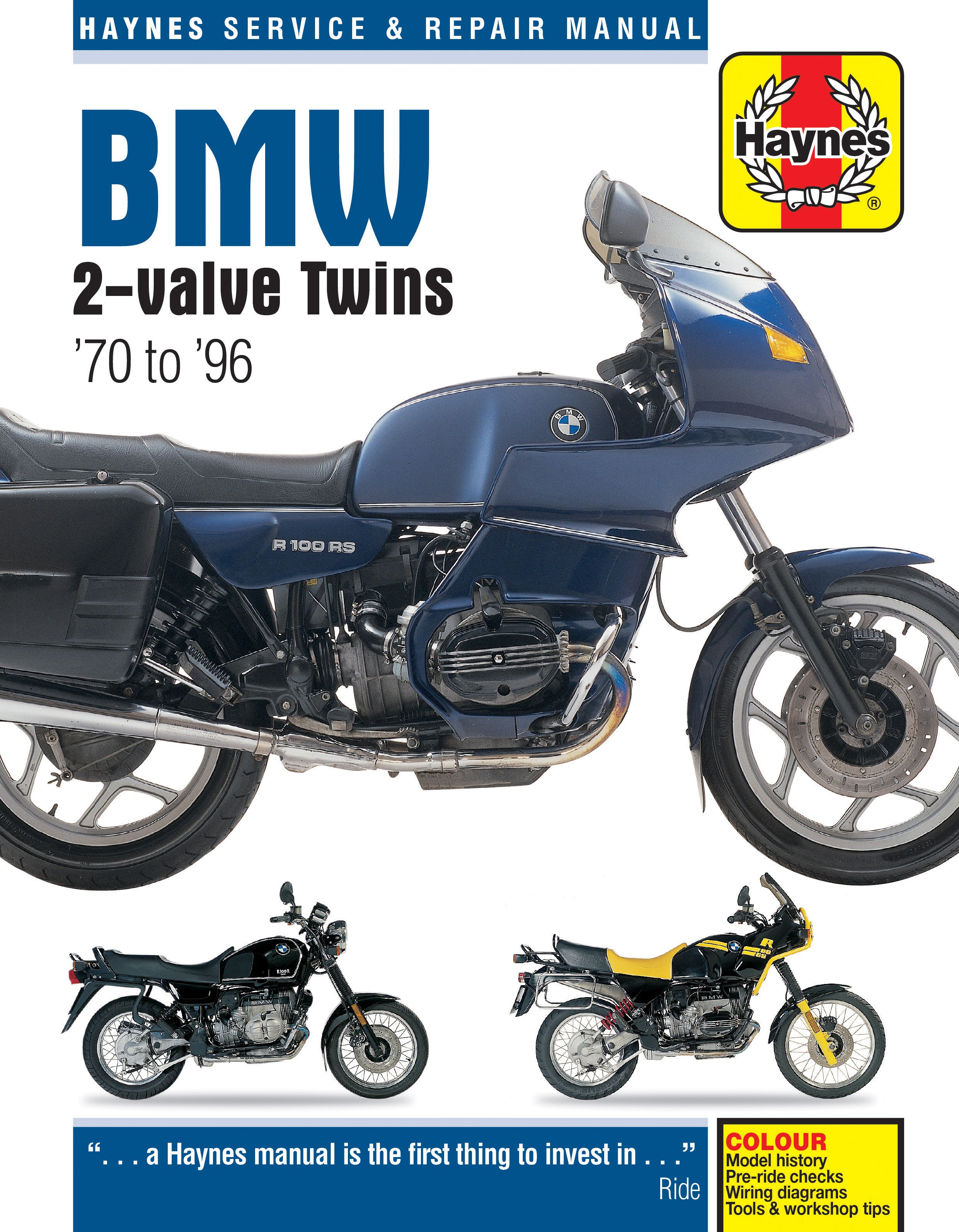 BMW 2-valve twins (70-96) Haynes Repair Manual – Haynes Manuals