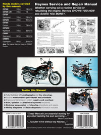 Honda CB750 & CB900 dohc Fours (78 - 84) Haynes Repair Manual