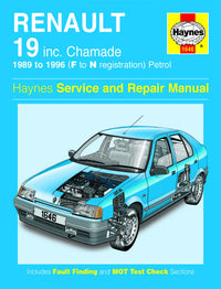 Renault 19 Petrol (89 - 96) Haynes Repair Manual