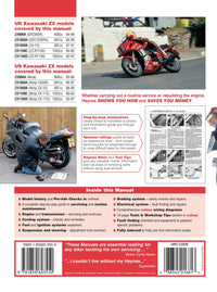 Kawasaki ZX900, 1000 & 1100 Liquid-cooled Fours (83 - 97) Haynes Repair Manual