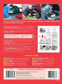 Toyota Corolla Petrol (Sept 87 - Aug 92) Haynes Repair Manual