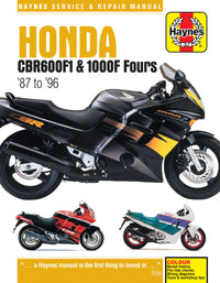 Honda CBR600F1 & 1000F Fours (87 - 96) Haynes Repair Manual