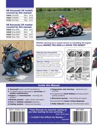 Kawasaki ZX600 (GPZ600R, GPX600R, Ninja 600R & RX) & ZX750 (GPX750R, Ninja 750R) Fours (85 - 97) Haynes Repair Manual