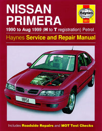 Nissan Primera Petrol (90 - Aug 99) Haynes Repair Manual