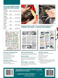 Kawasaki EX500 (GPZ500S) & ER500 (ER-5) (87 - 08) Haynes Repair Manual
