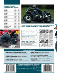 Honda VFR750 & 700 V-Fours (86 - 97) Haynes Repair Manual
