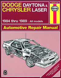 Dodge Daytona & Chrysler Laser 2.2 & 2.5 litre (1984-1989) Haynes Repair Manual (USA)