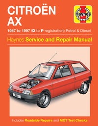 Citroen AX Petrol & Diesel (87 - 97) Haynes Repair Manual