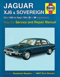 Jaguar XJ6 & Sovereign (Oct 86 - Sept 94) Haynes Repair Manual