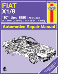 Fiat X1/9 (1974-1980) Haynes Repair Manual (USA)