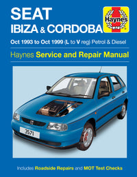 Seat Ibiza & Cordoba Petrol & Diesel (Oct 93 - Oct 99) Haynes Repair Manual