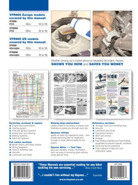 Honda VFR V-Tec V-Fours (02 - 09) Haynes Repair Manual