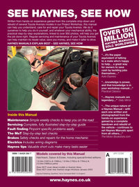 Toyota Avensis Petrol (98 - Jan 03) Haynes Repair Manual