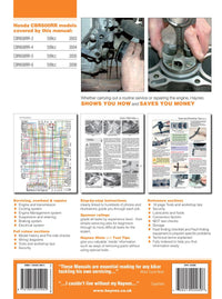 Honda CBR600RR (03 - 06) Haynes Repair Manual