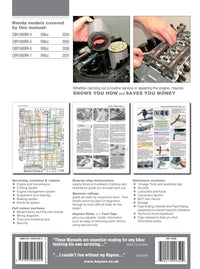 Honda CBR1000RR Fireblade (04 - 07) Haynes Repair Manual