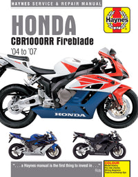 Honda CBR1000RR Fireblade (04 - 07) Haynes Repair Manual