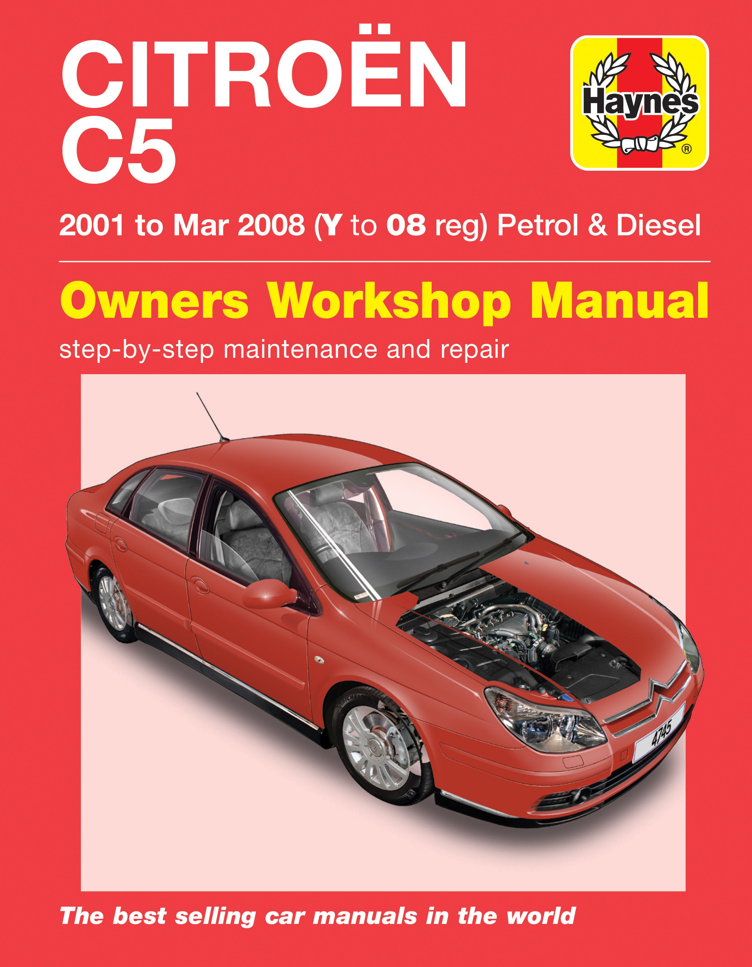 Citroen C5 Petrol & Diesel (01 - Mar 08) Haynes Repair