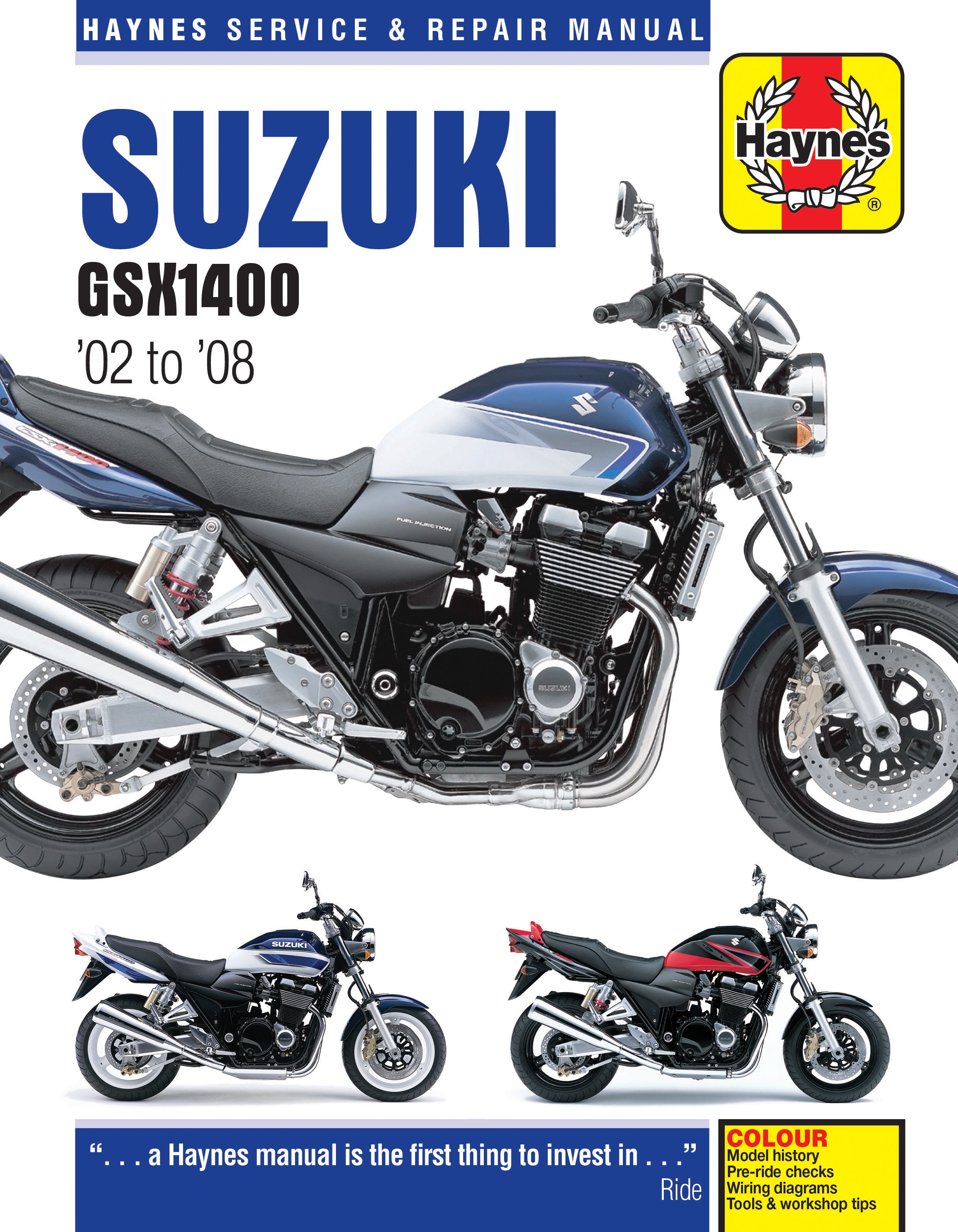 Suzuki GSX1400 (02 - 08) Haynes Repair Manual – Haynes Manuals