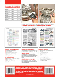 Kawasaki ER-6f & ER-6n (06 - 16) Haynes Repair Manual