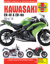 Kawasaki ER-6f & ER-6n (06 - 16) Haynes Repair Manual
