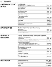 Honda XL125V & VT125C (99 - 14) Haynes Repair Manual