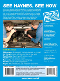 Mercedes-Benz Sprinter Diesel (95 - Apr 06) Haynes Repair Manual
