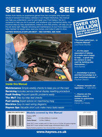 Ford Galaxy Petrol & Diesel (00 - 06) Haynes Repair Manual