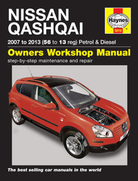 Nissan Qashqai Petrol & Diesel 2007 - 2013 Haynes Repair Manual