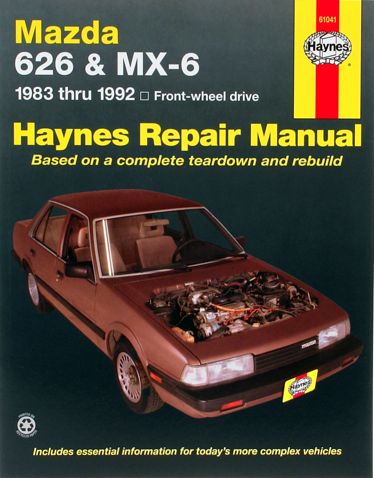 Mazda 626 & MX-6 FWD models (1983-1992) Haynes Repair Manual (USA