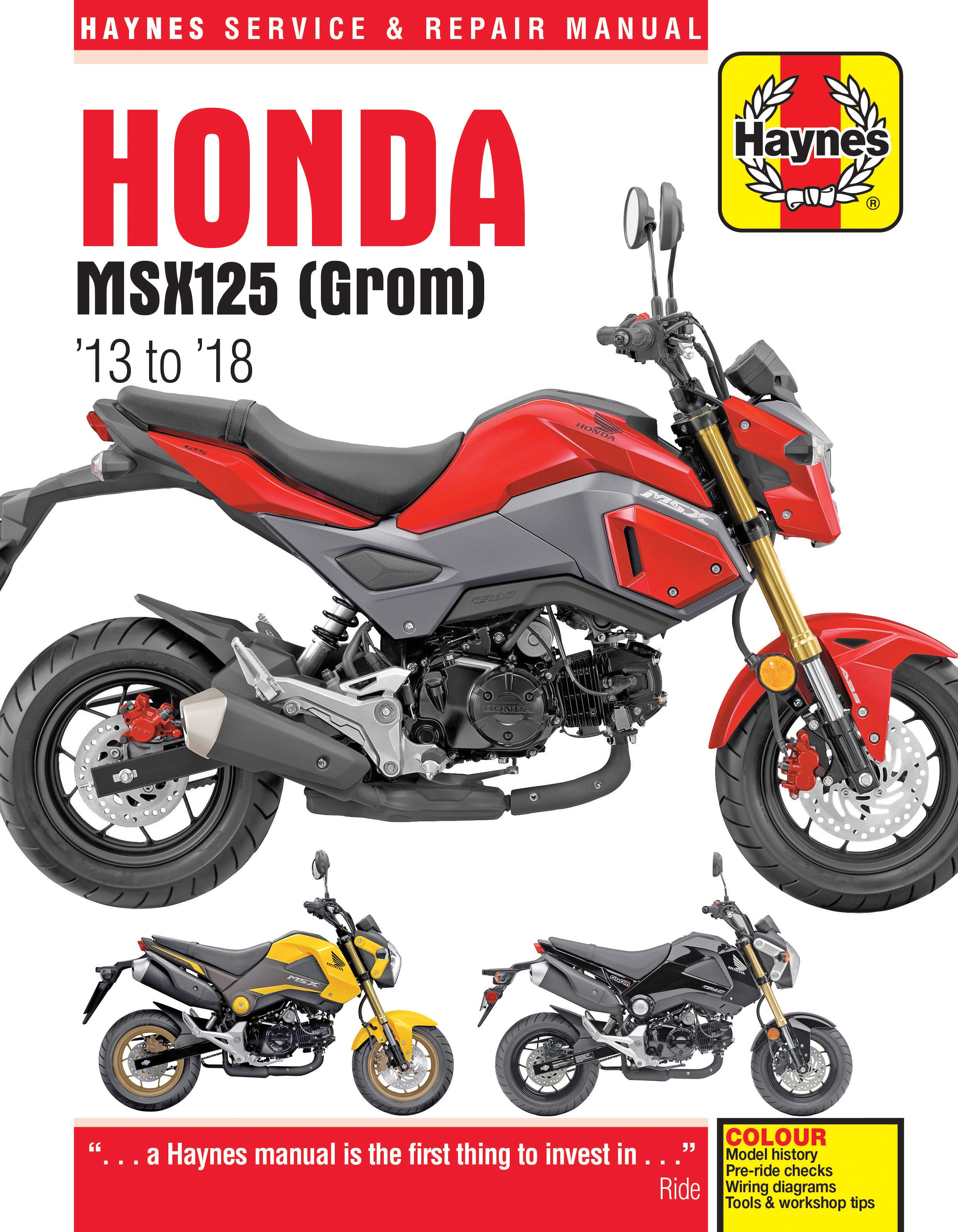 グロム　HONDA MSX125A-R サービスマニュアル Honda 2021 MSX125 Grom Service Manual