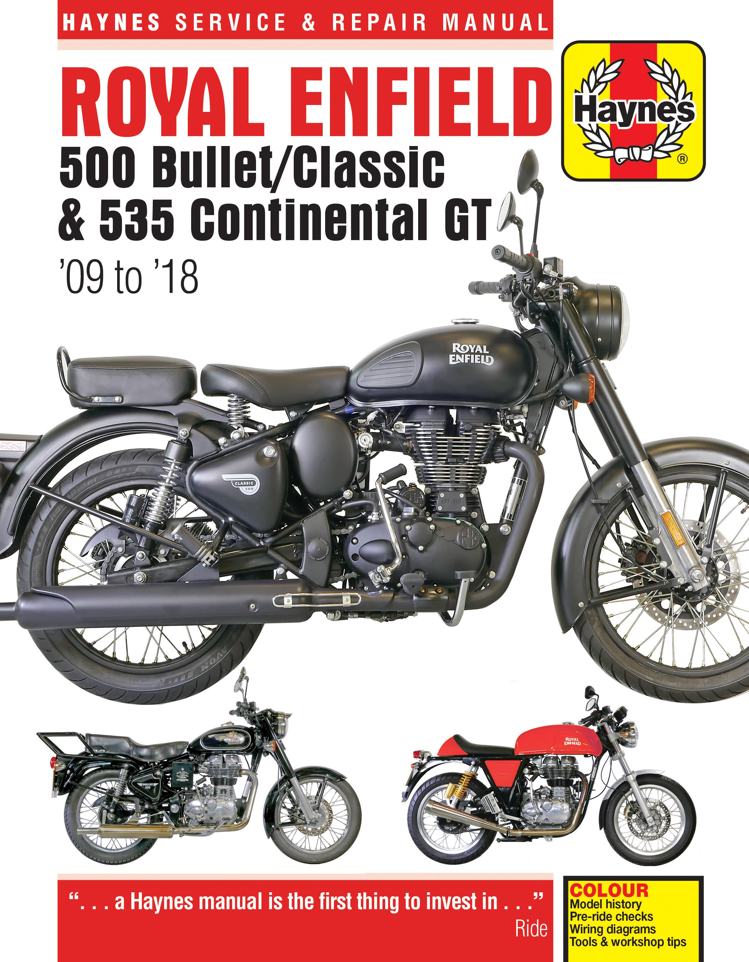 Royal Enfield 500 Bullet/Classic 535 Continental GT (09 18