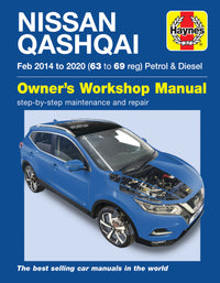 Nissan Qashqai 2014-2020 Haynes Repair Manual